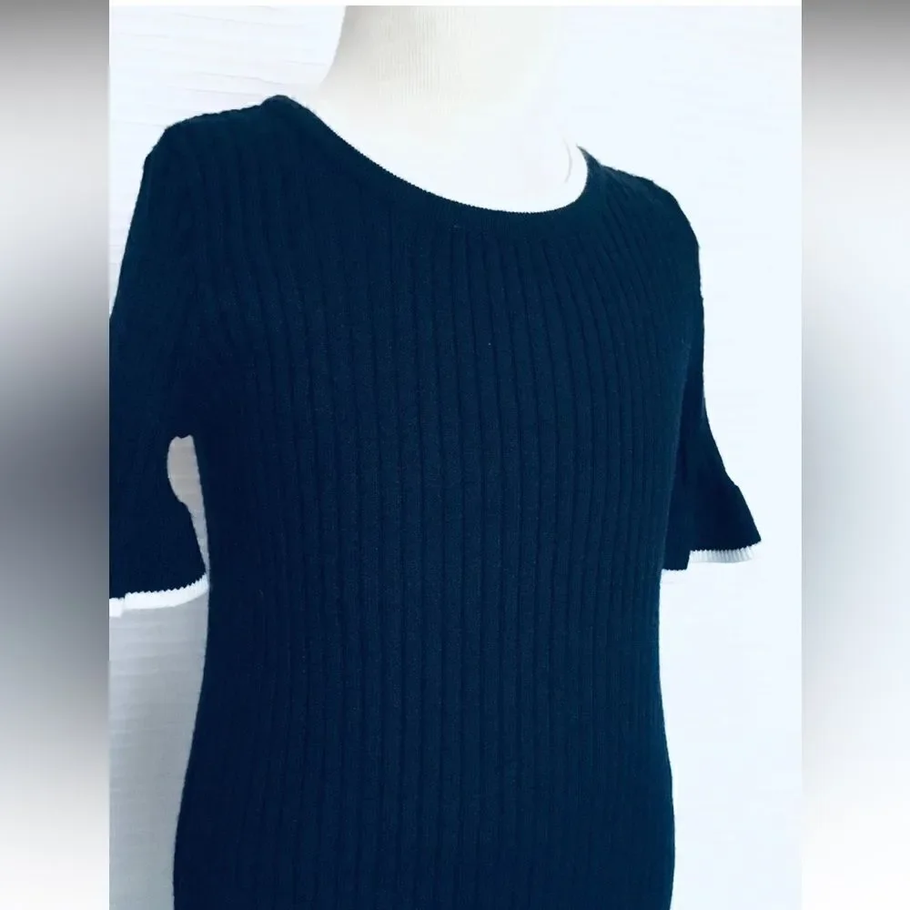 NEW GYMBORee Toddler Girls 3/4 Short Sleeve Ribbed Sweater Dress